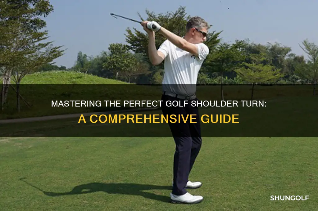 what is the proper shoulder turn in golf
