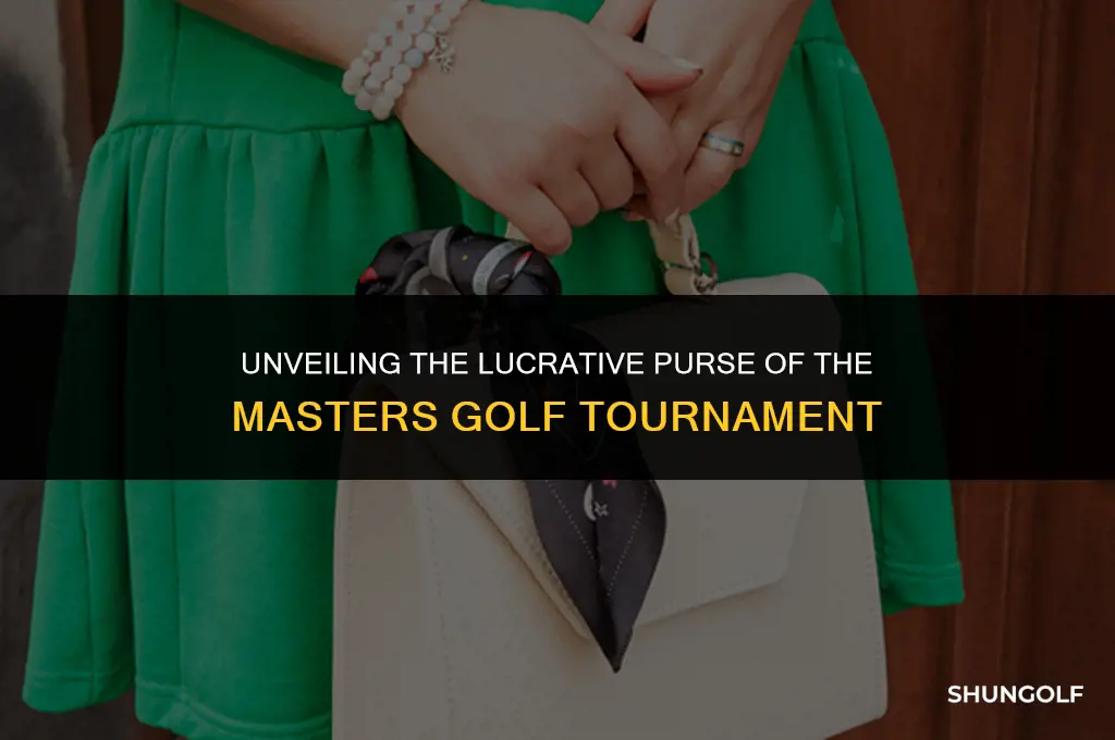 what is the purse for the masters golf tournament