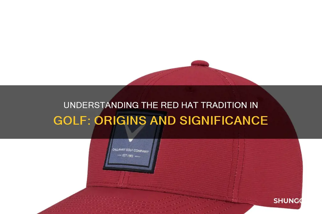 what is the red hat in golf