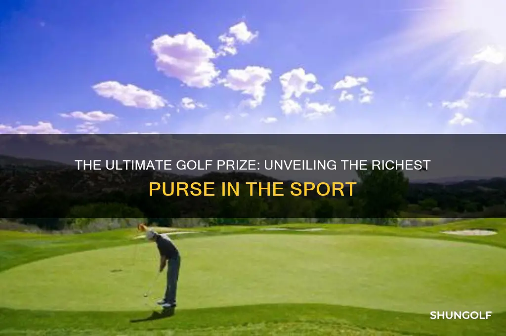 what is the richest purse in golf