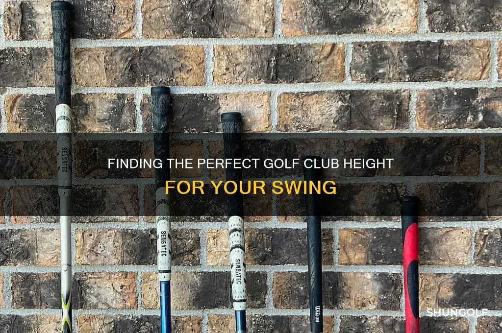 what is the right height for golf clubs