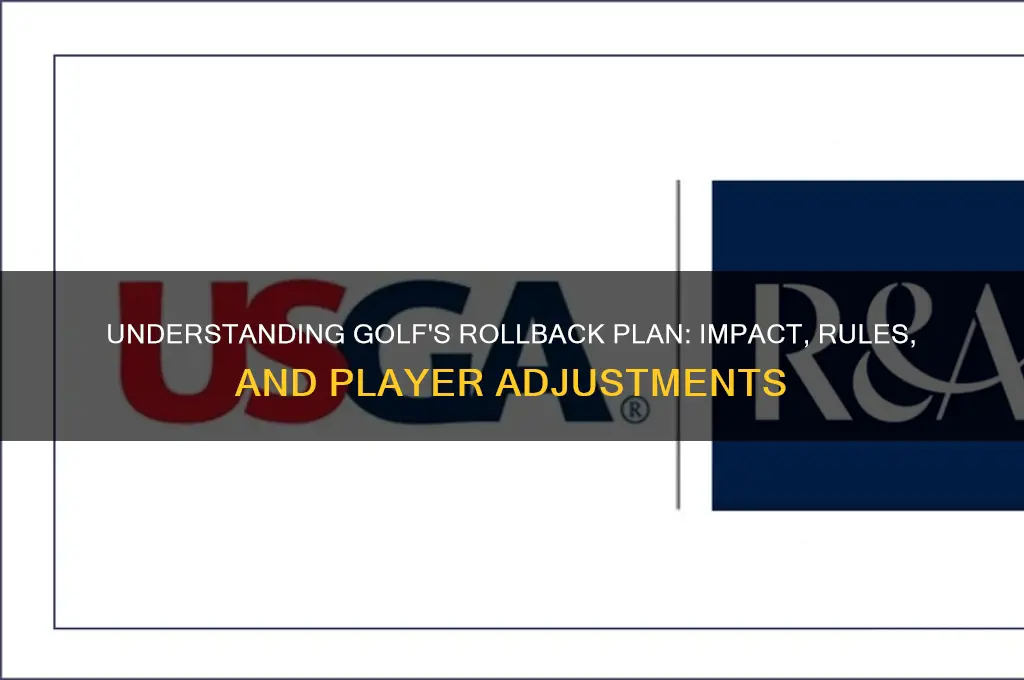 what is the rollback plan in golf
