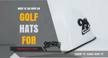 The Purpose of the Rope on Golf Hats Explained