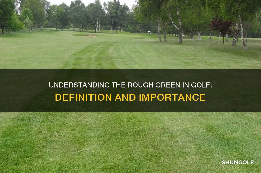 what is the rough green called in golf