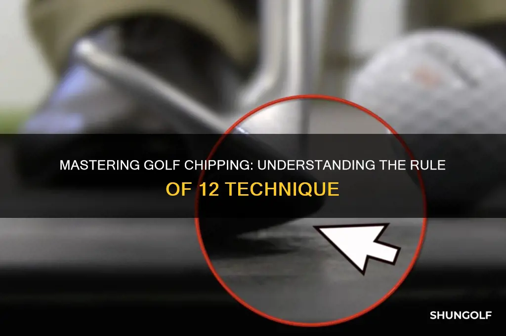 what is the rule of 12 in golf chipping