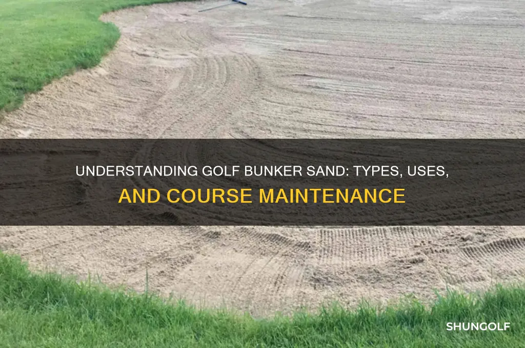 what is the sand called in golf