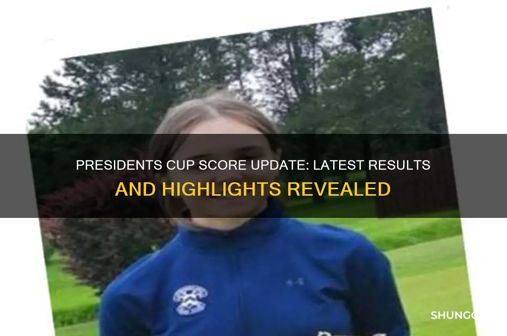 what is the score of the presidents cup
