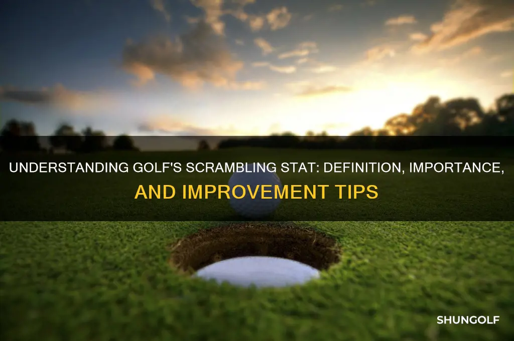 what is the scrambling stat in golf