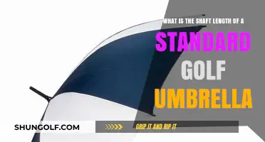 Unveiling the Ideal Shaft Length for Your Golf Umbrella