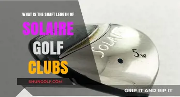 Solaire Golf Clubs Shaft Length: A Comprehensive Guide for Golfers