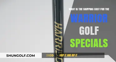 Warrior Golf Specials: Uncover Shipping Costs for Your Next Purchase