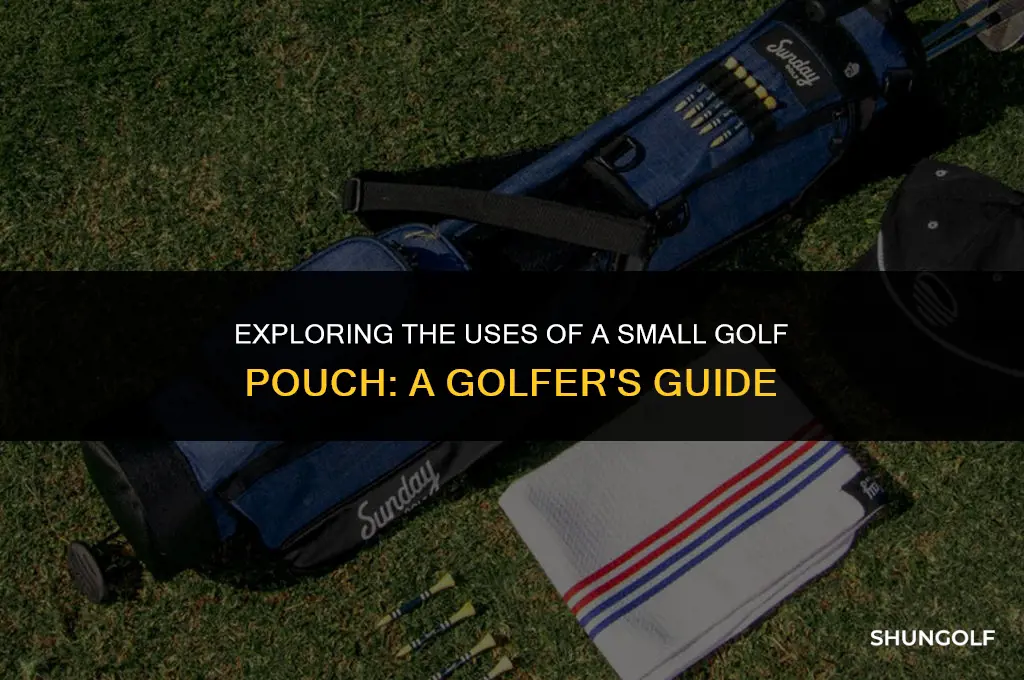 what is the small golf pouch used for