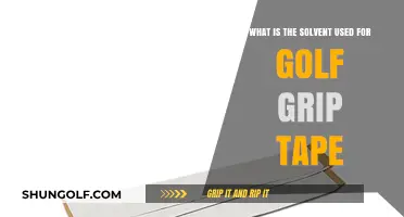 Unveiling the Secret Solvent for Golf Grip Tape: A Comprehensive Guide