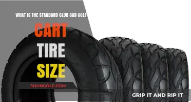 Standard Club Car Golf Cart Tire Size Guide: What You Need to Know
