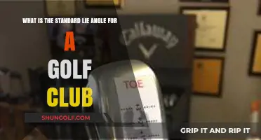 Understanding the Standard Lie Angle for Golf Clubs: A Comprehensive Guide