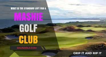 Understanding the Standard Loft for a Mashie Golf Club