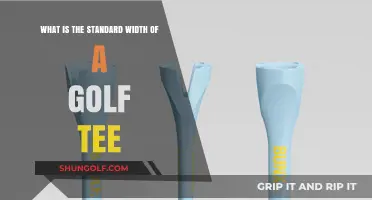 Understanding the Standard Width of a Golf Tee for Optimal Play