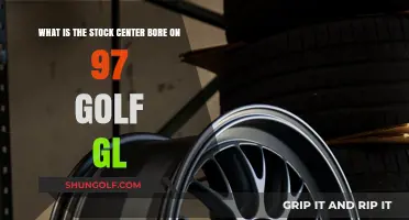 Understanding the 1997 Golf GL's Stock Center Bore Specifications