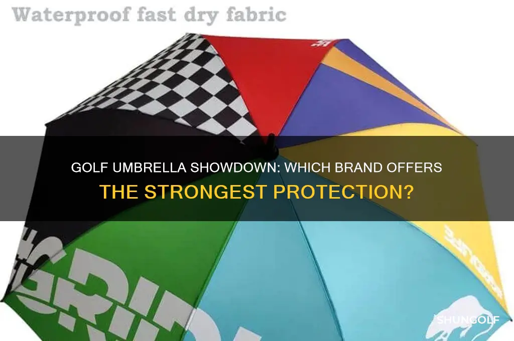 what is the strongest golf umbrella