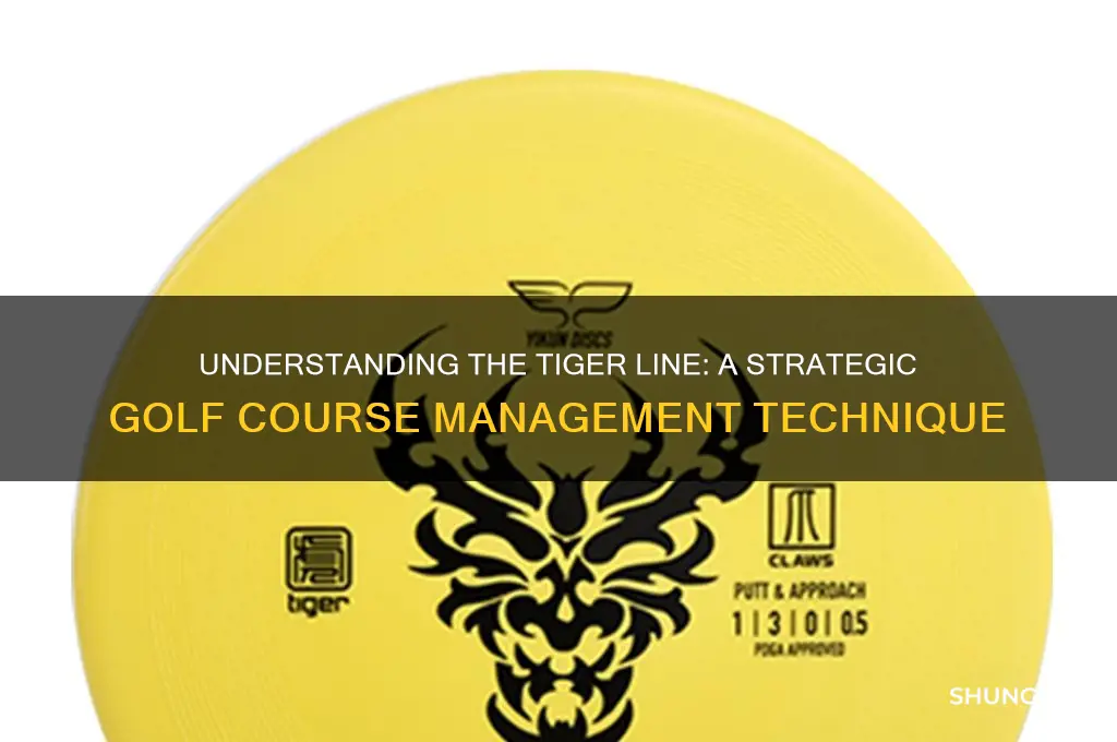 what is the tiger line in golf
