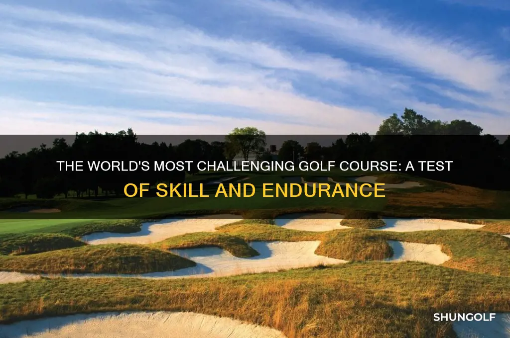 what is the toughest golf course in the world