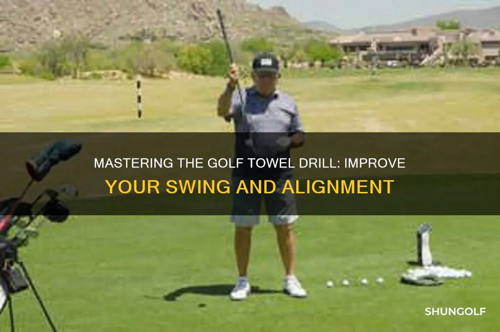 what is the towel drill in golf