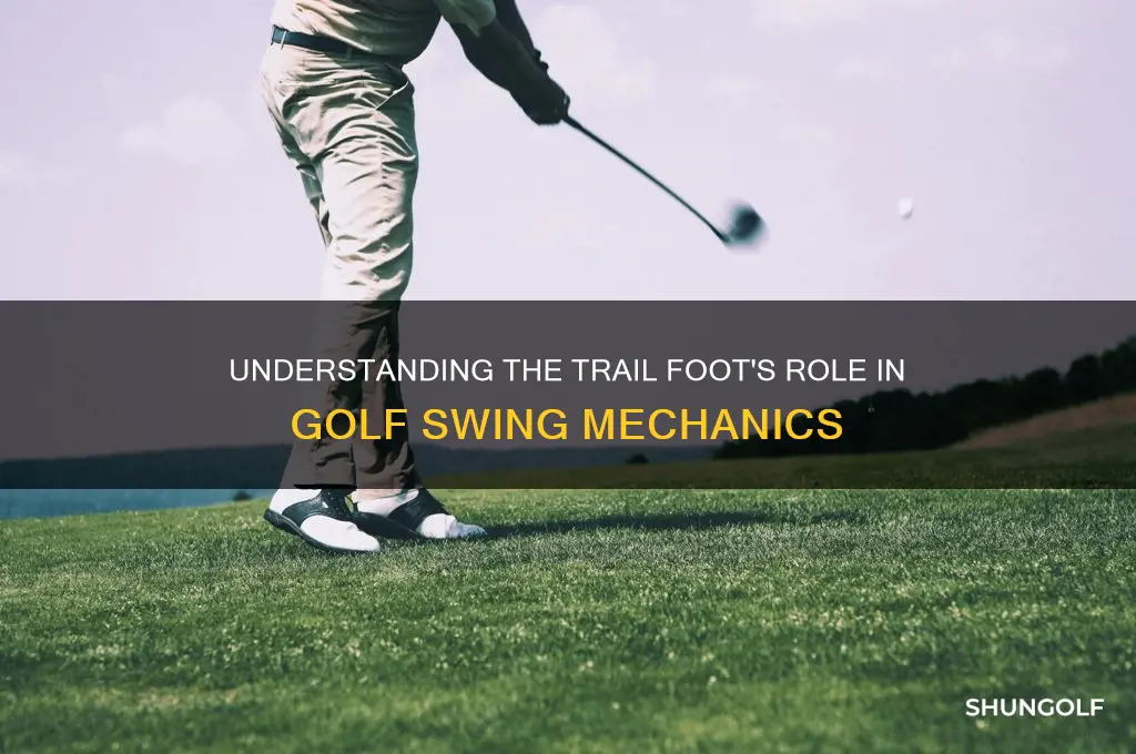 what is the trail foot in golf