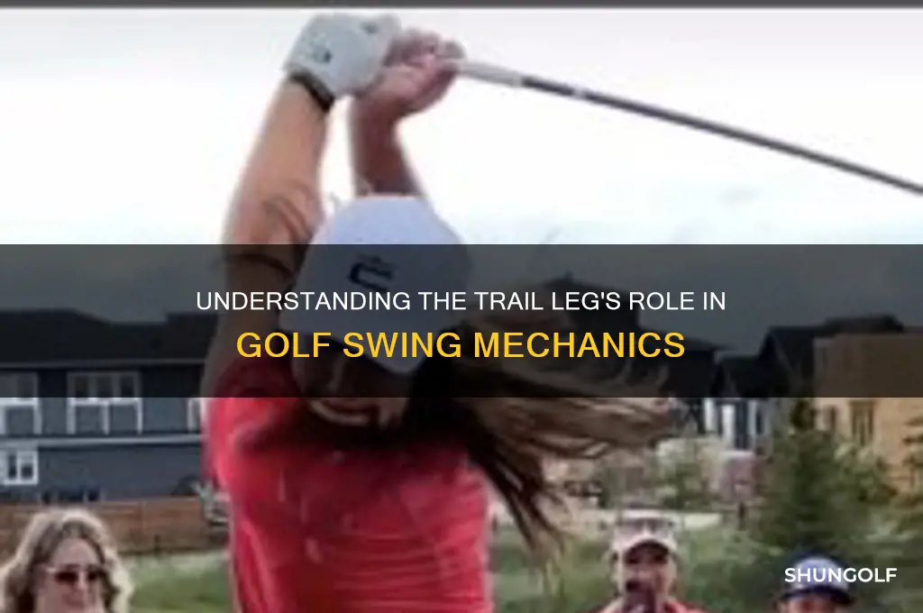 what is the trail leg in golf