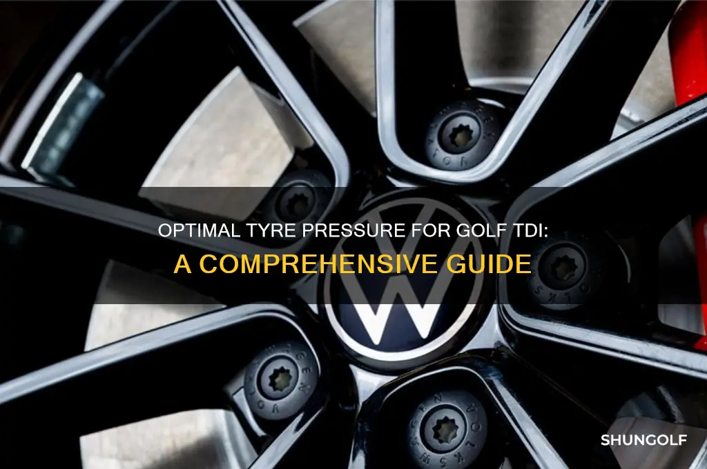 what is the tyre pressure for a golf tdi