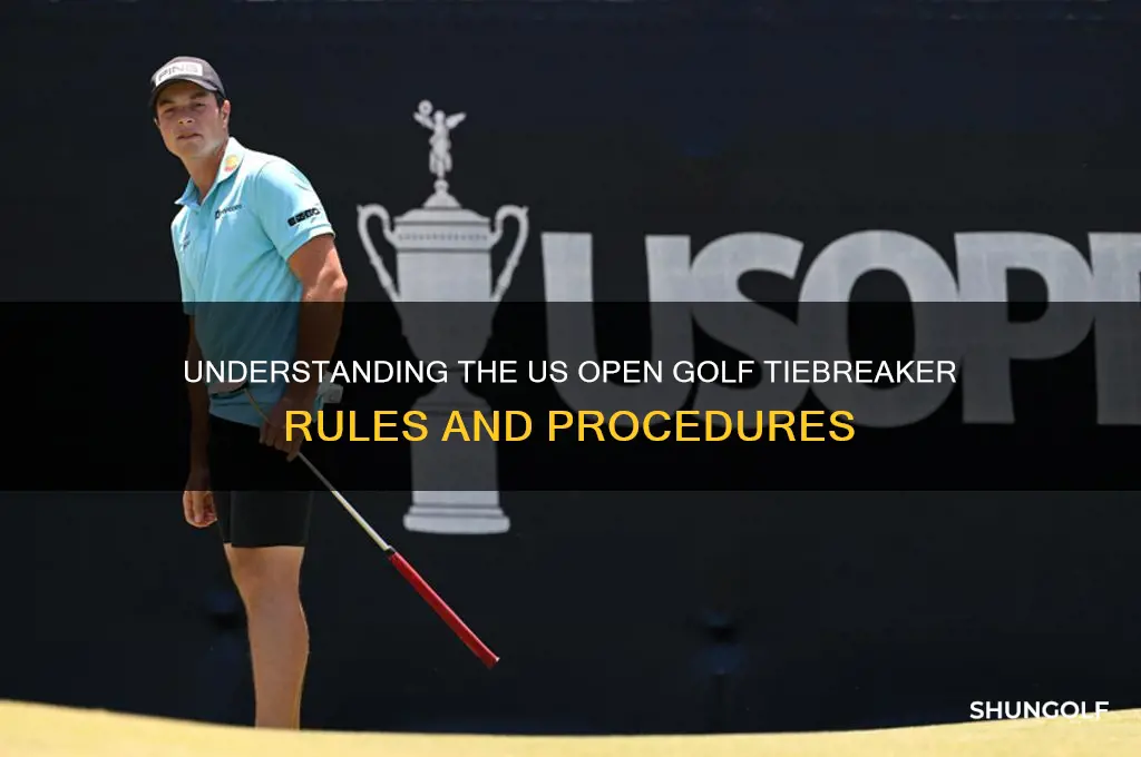 what is the us open golf tiebreaker