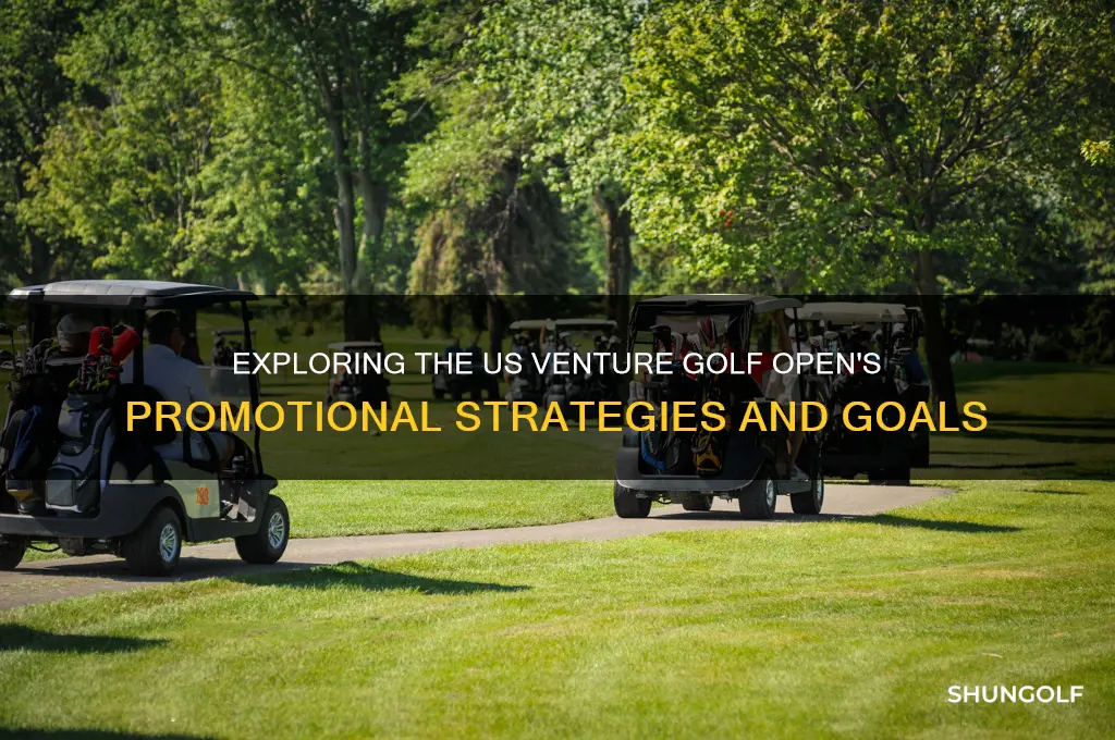 what is the us venture golf open promoted for