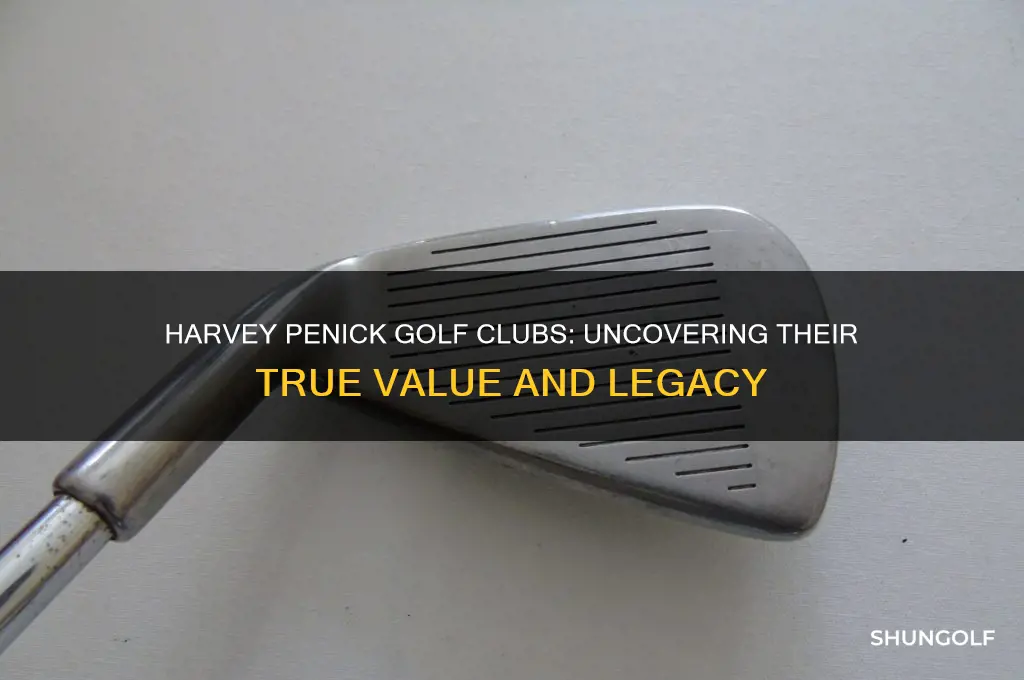 what is the value of harvey penick golf clubs