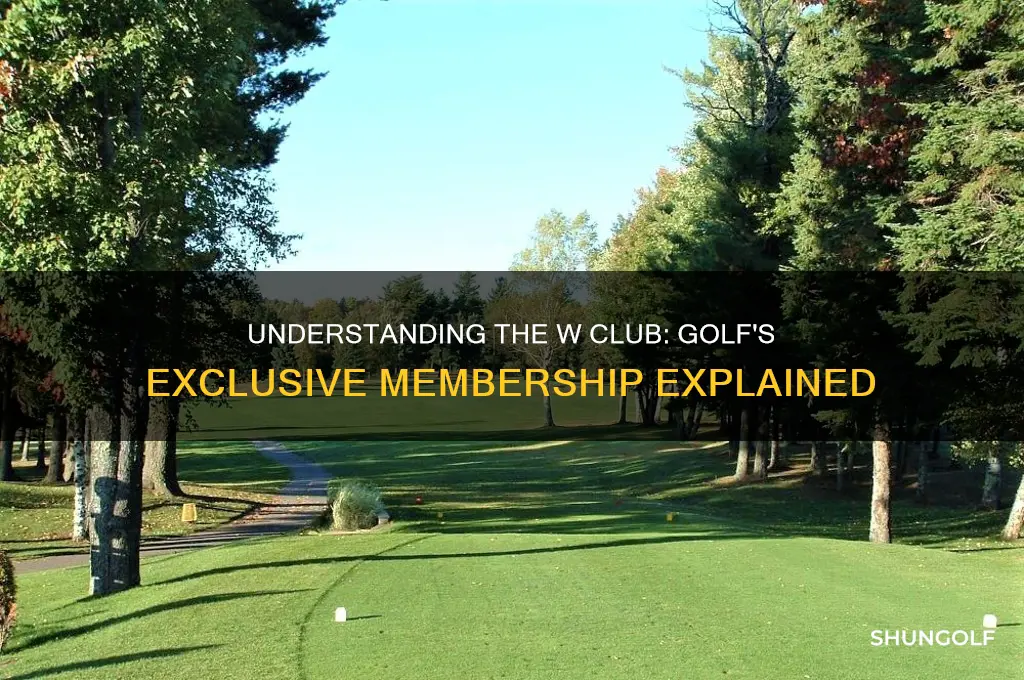 what is the w club in golf