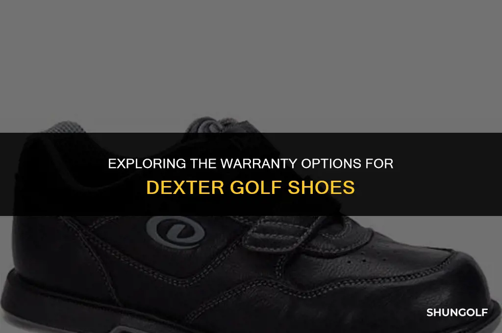 what is the warranty on dexter golf shoes
