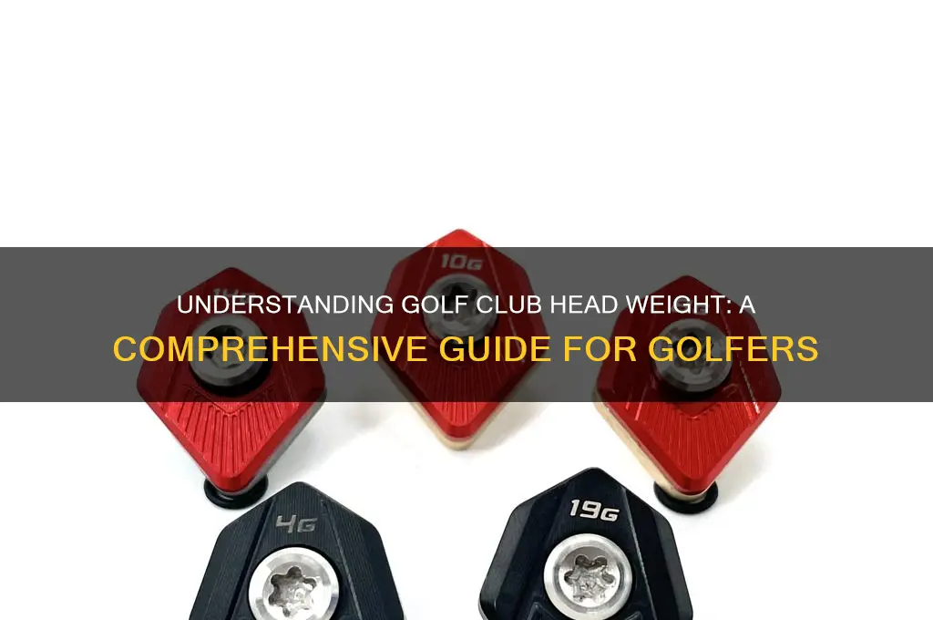 what is the weight of a golf head