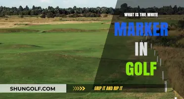 Understanding the White Marker in Golf: Purpose and Rules Explained