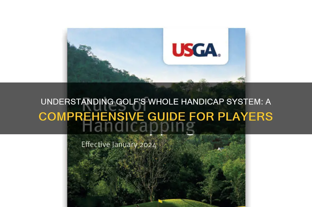 what is the whole handicap in golf