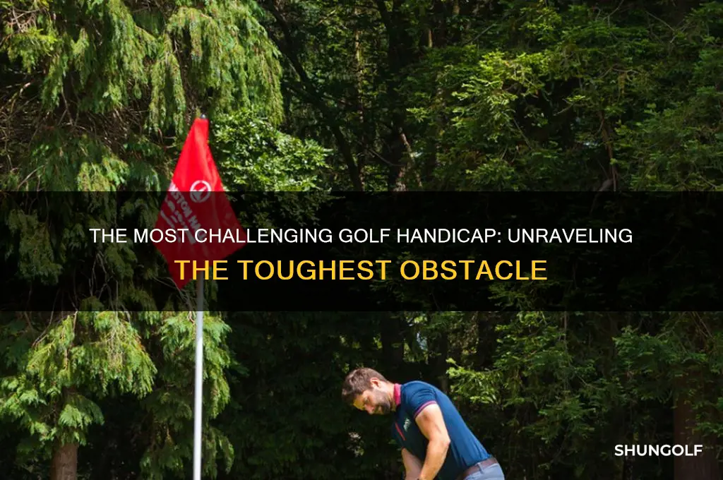 what is the worst handicap in golf