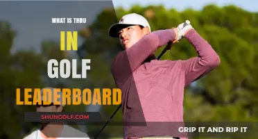 Golf Leaderboards: Thru Explained