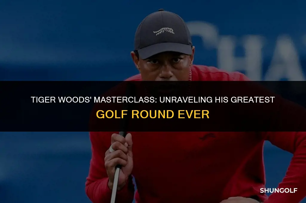 what is tiger woods best round of golf