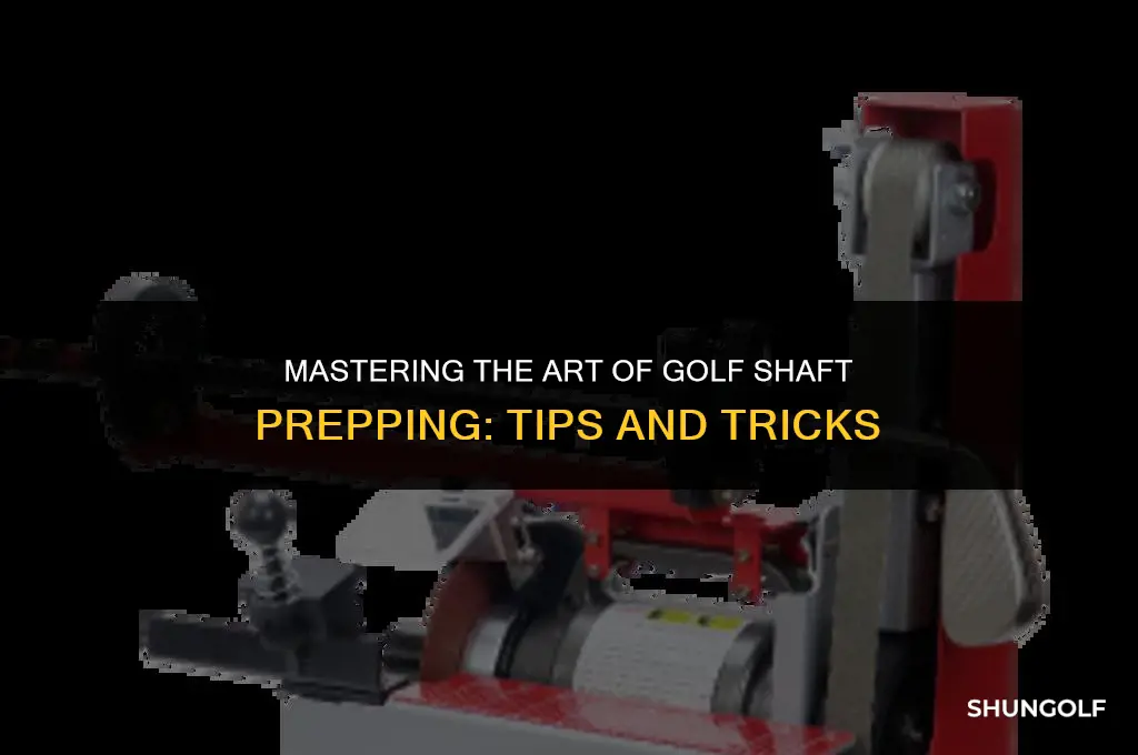 what is tip prepping golf shaft