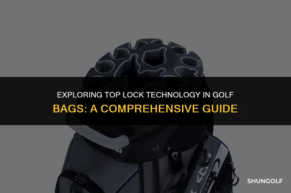 what is top lock technology golf bag