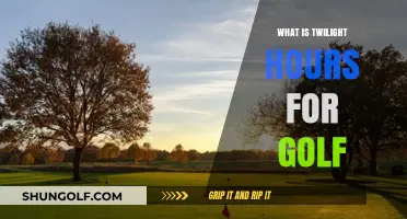 Golf's Magical Twilight Hours