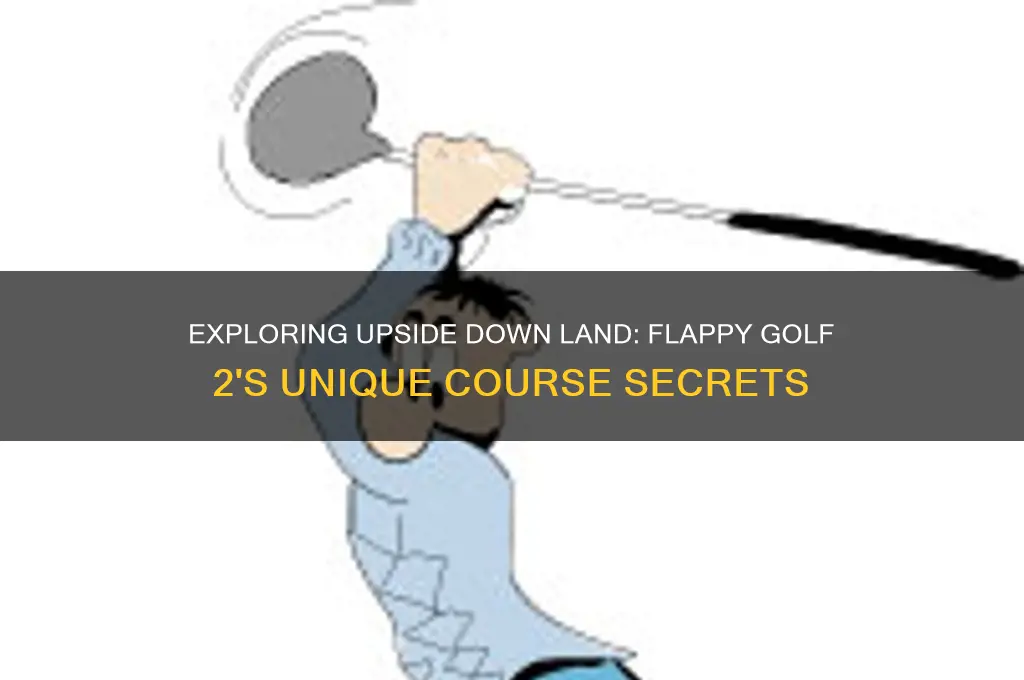 what is upside down land in flappy golf 2