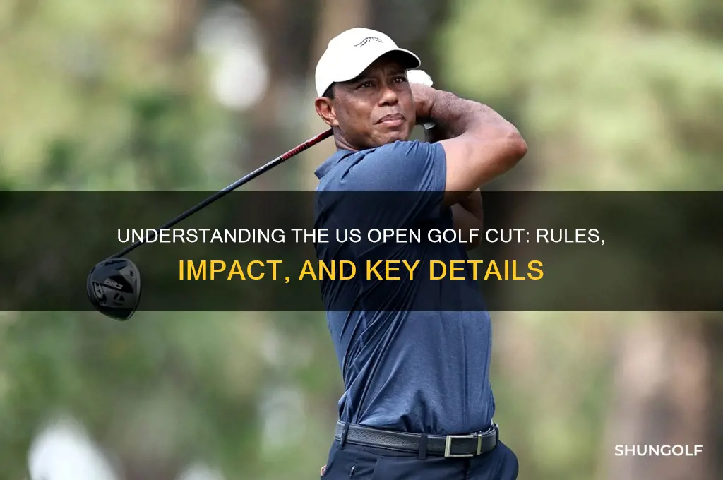 what is us open golf cut