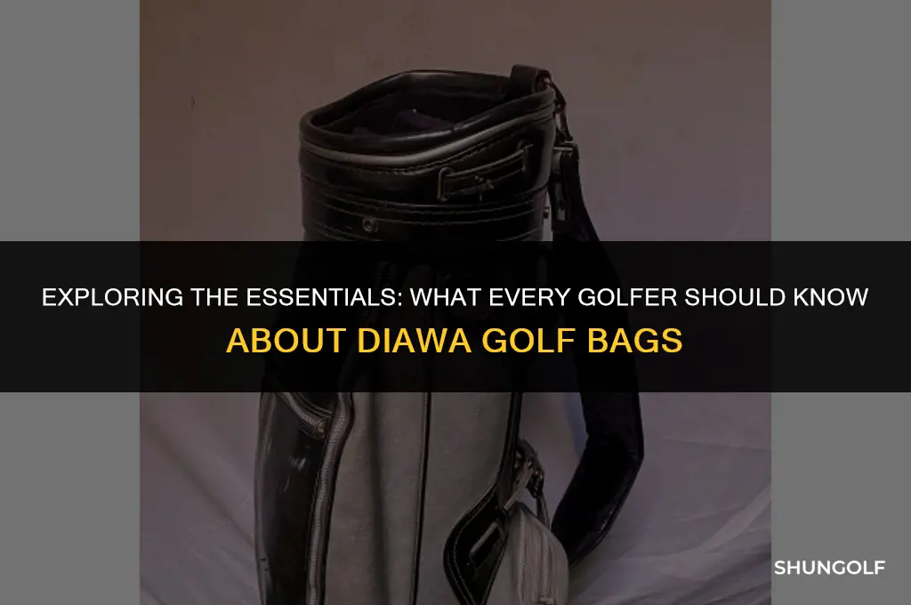 what is valuables bag for diawa golf bag