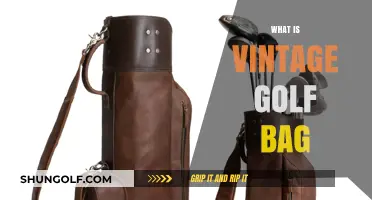 Exploring the Charm of Vintage Golf Bags: A Golfer's Treasure