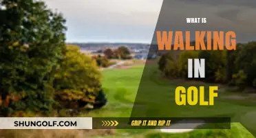 Walking in Golf: What's the Deal?