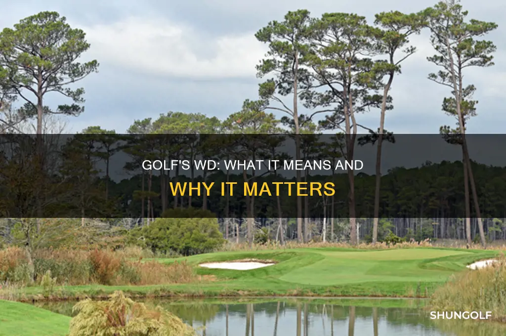 what is wd golf