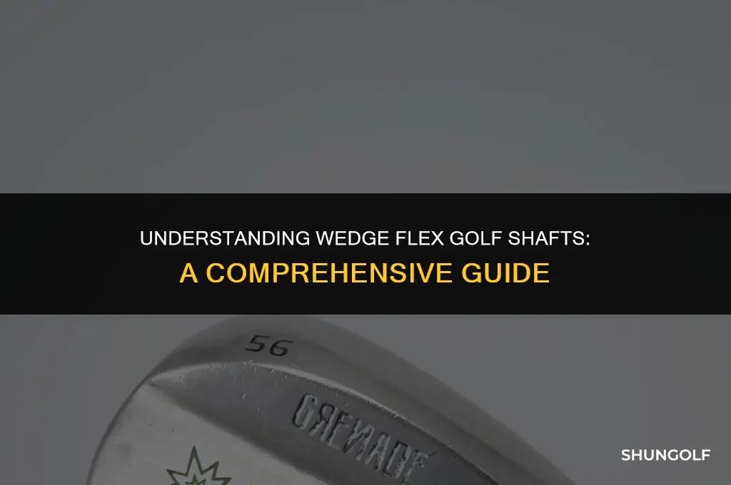 what is wedge flex golf shaft